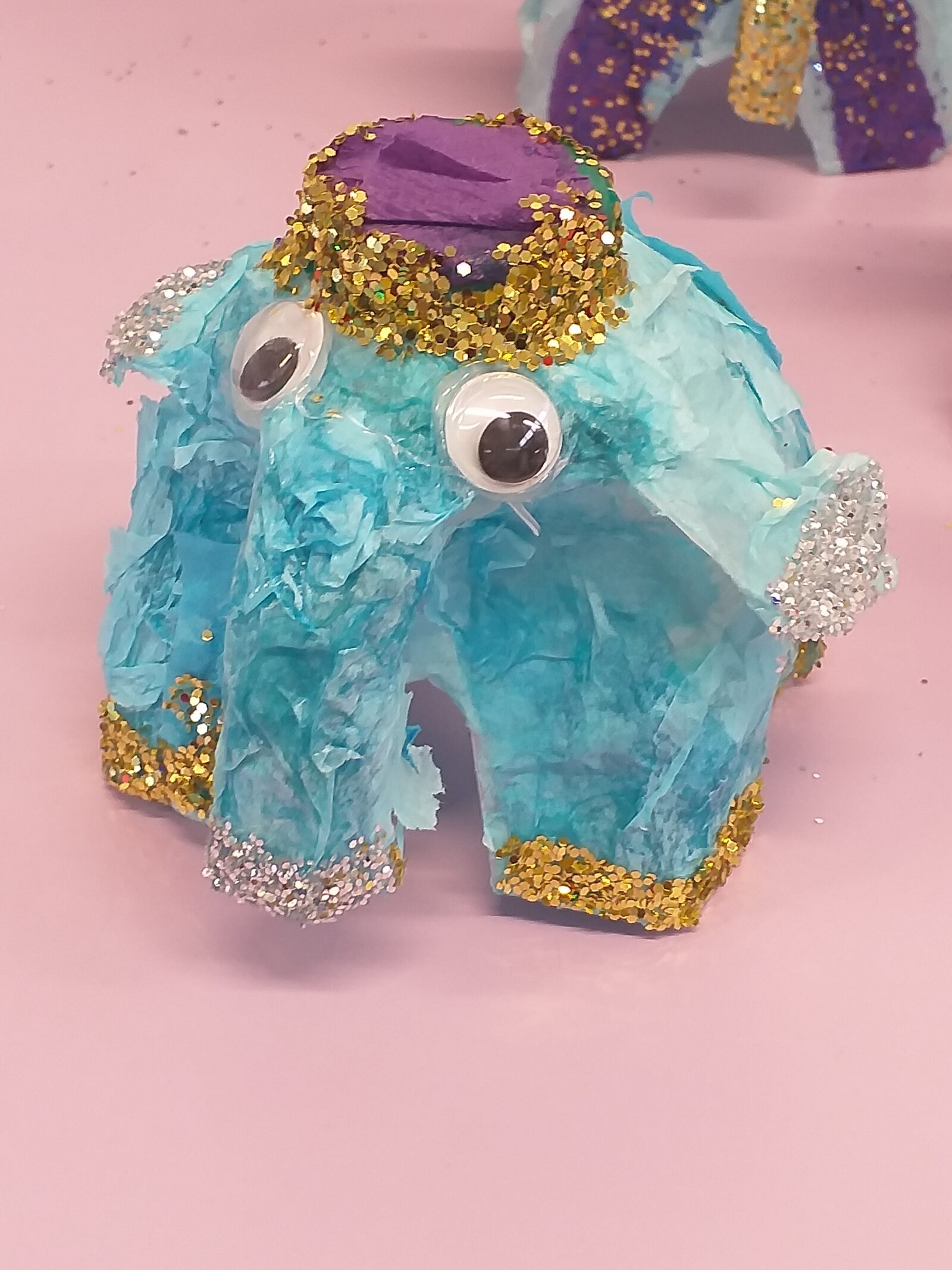 milk-bottle-elephant-made-from-recycled-throw-outs-crazeekidsart