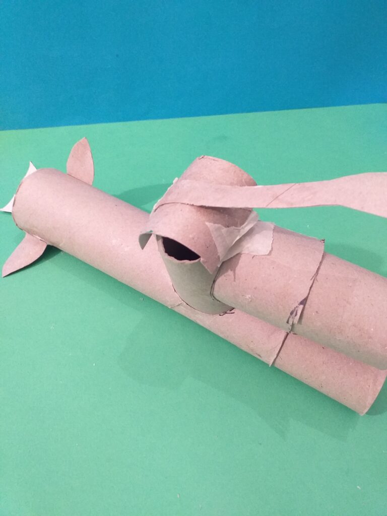 Sstickon with glue.