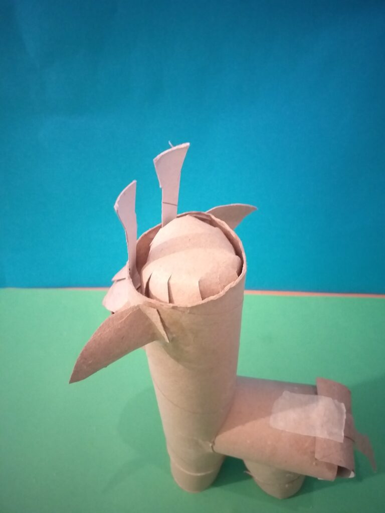 Insert into the top of the head.