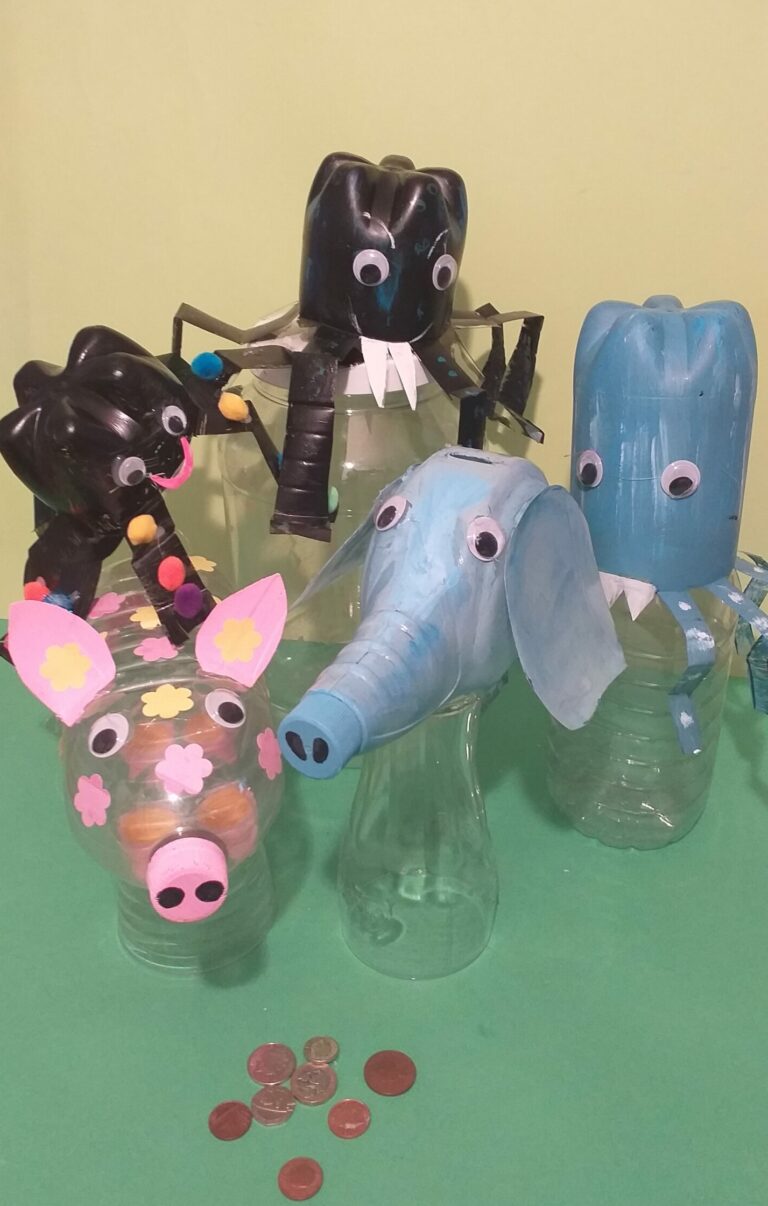 Recycled sales plastic animals