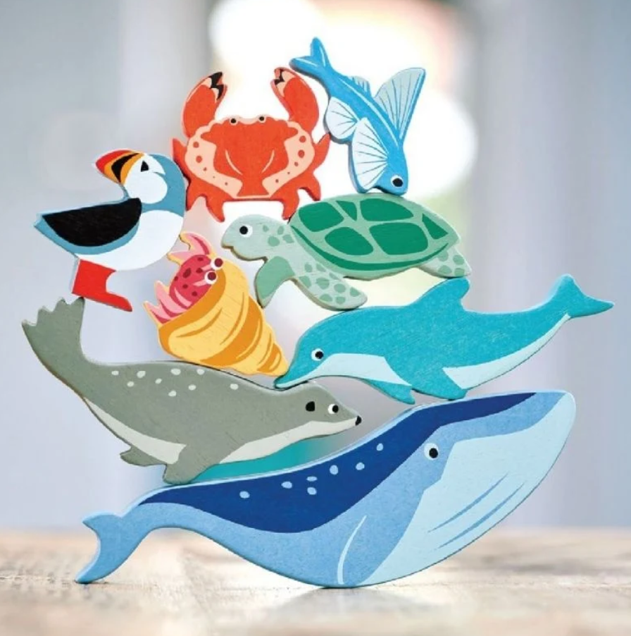 A tender leaf marine toy. by The kid collective