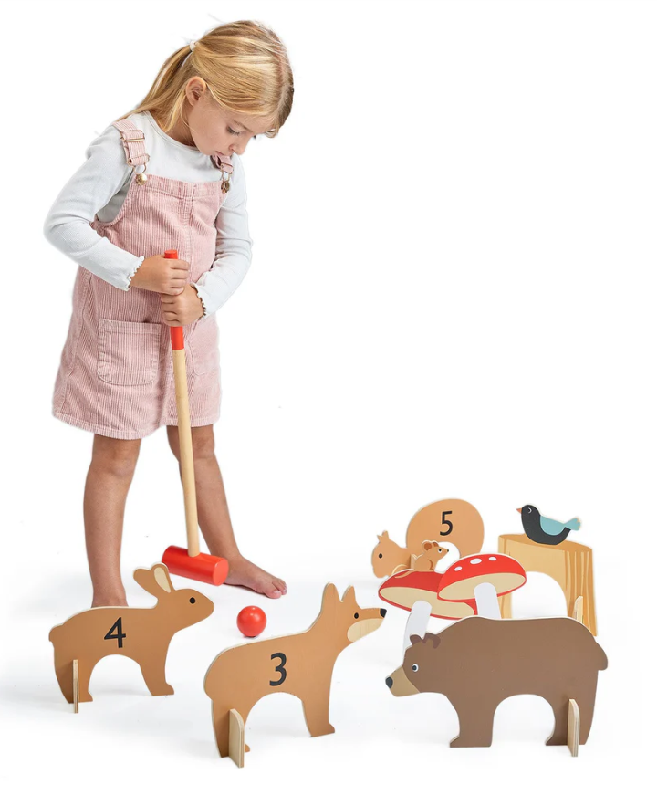 Scandiborn woodland croquet set
