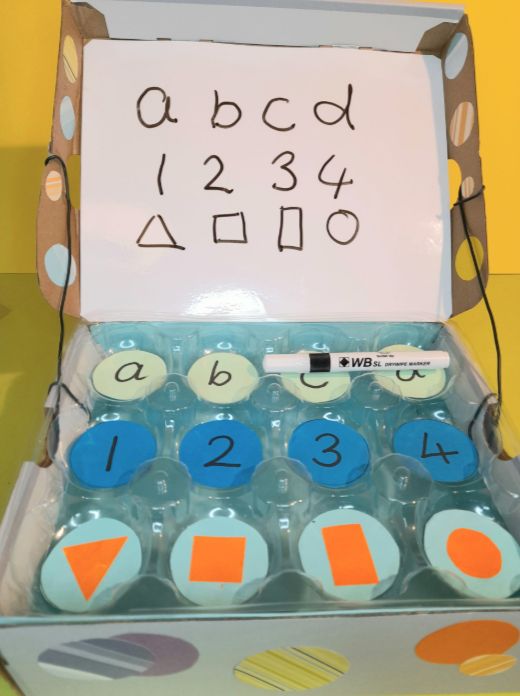 Shoebox craft laptop.