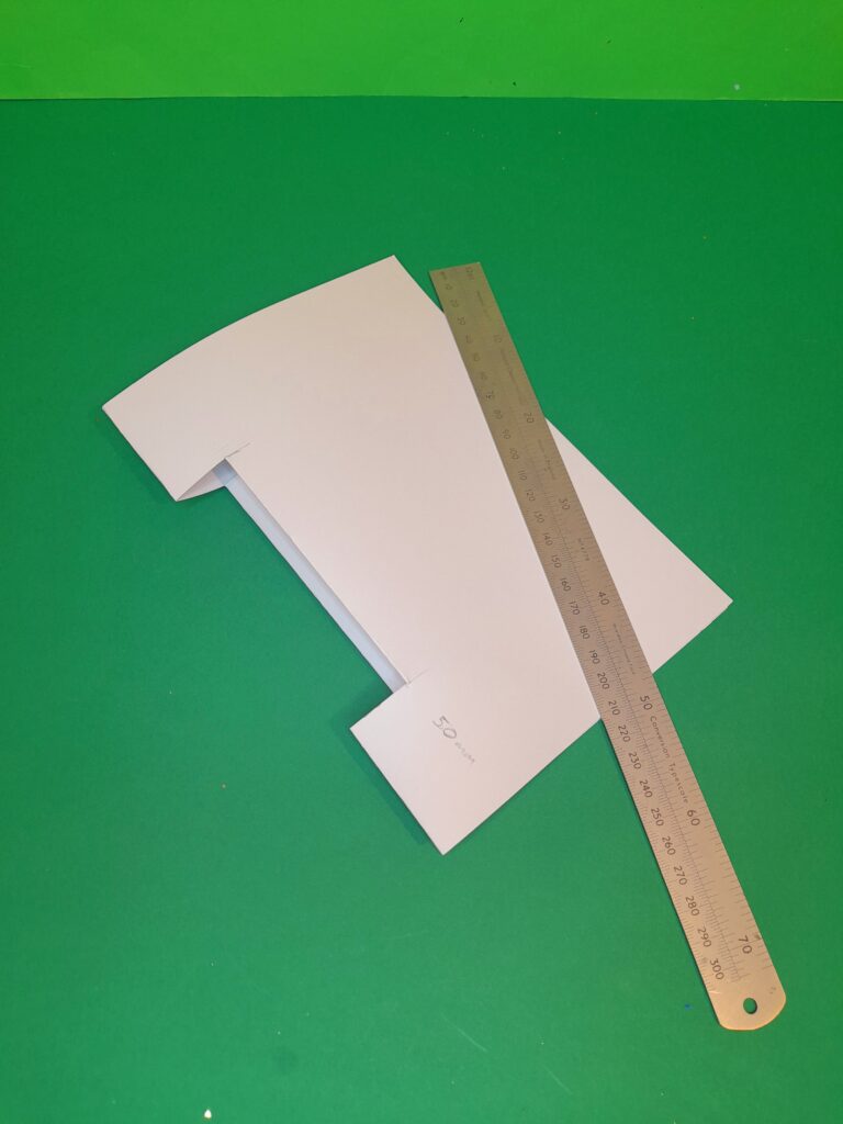 5)  Push box section inwards.