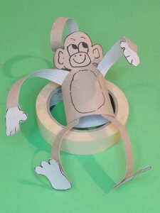 17) Here is the finished monkey.