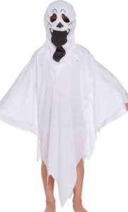 Ghost fancy dress costume.