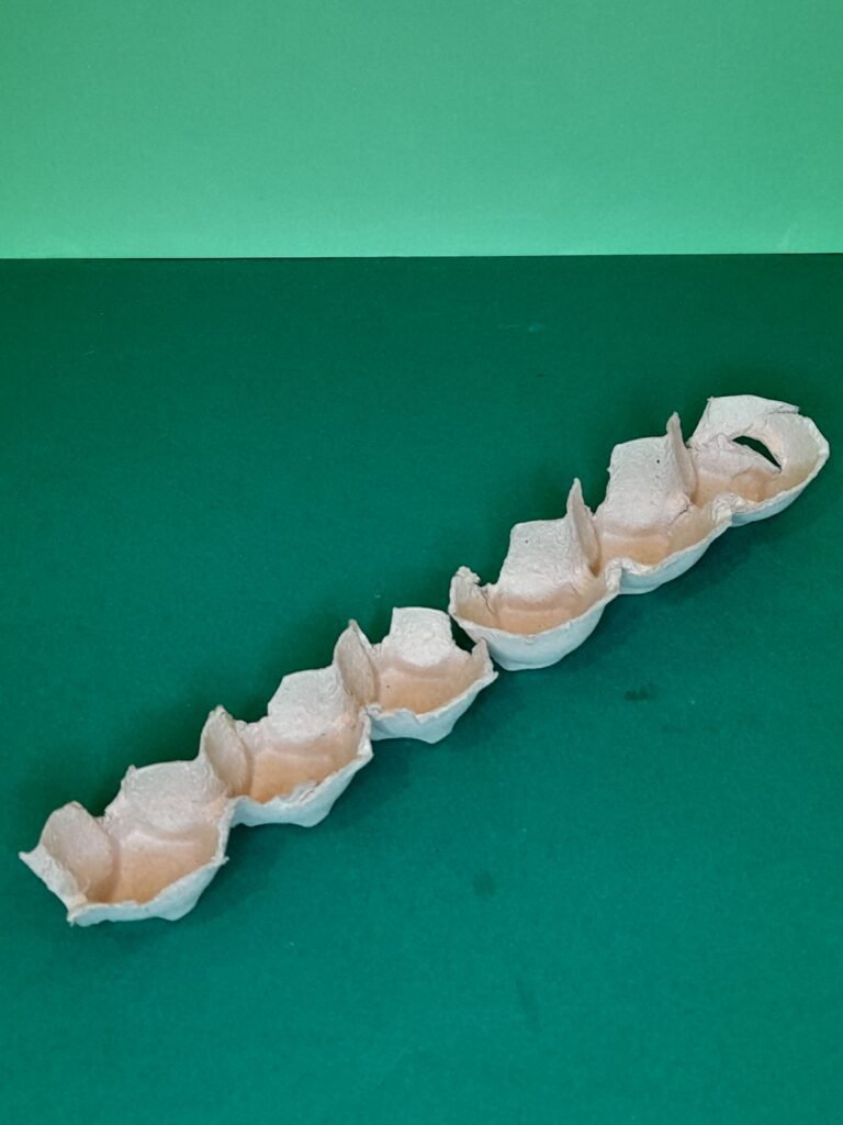 2) Tape together to make one long piece.
