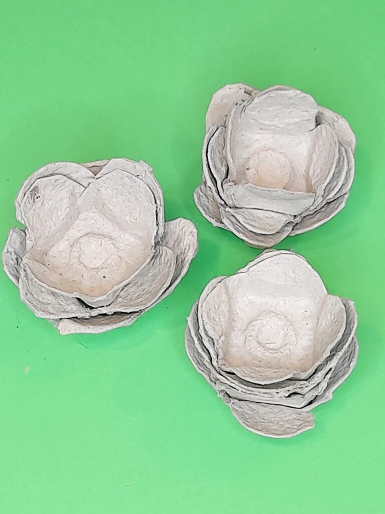 8) Before they are painted, as shown here you can stack them in two's or three's when they are painted.