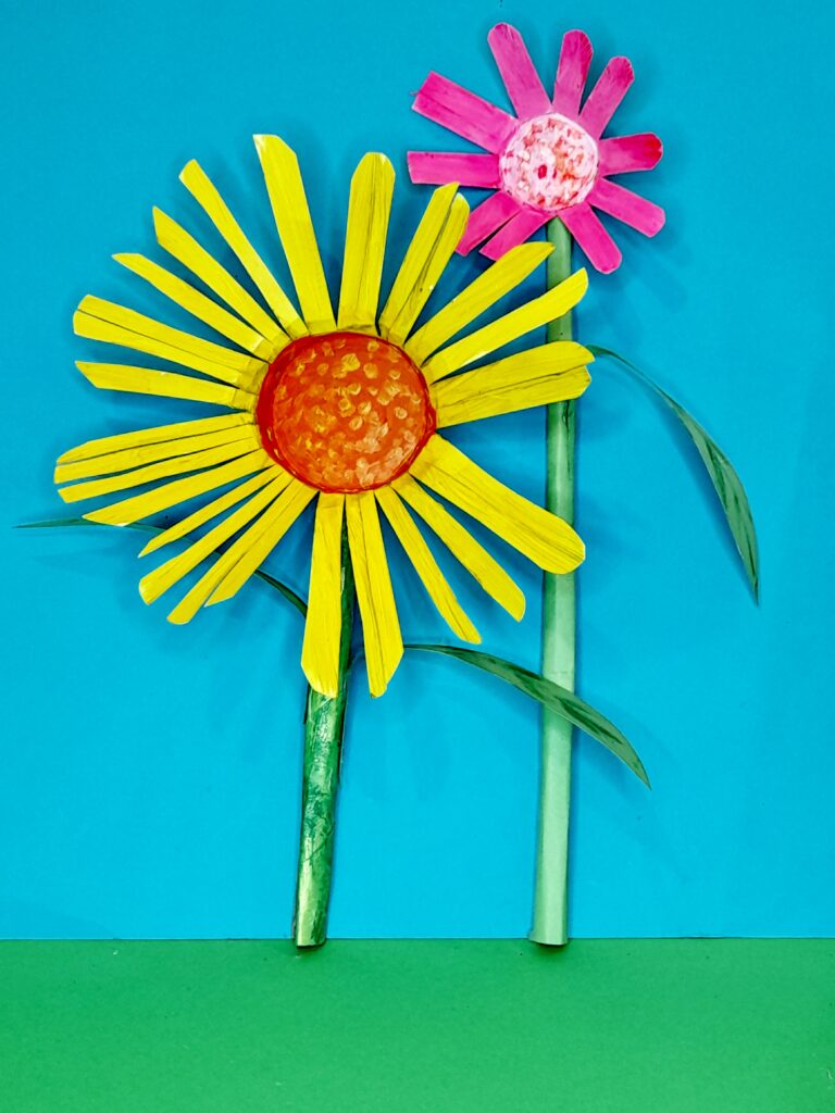 19) When painted you have a sunflower look once stuck onto a green stem.
