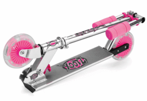 Xootz Folding pink scooter..