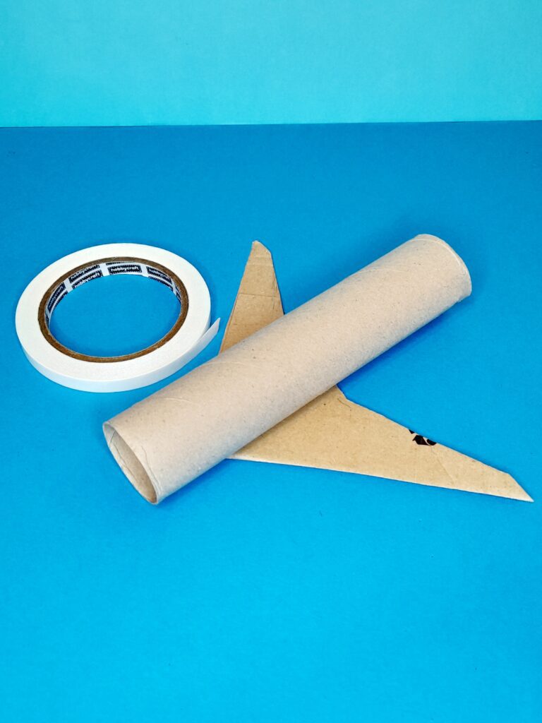 4) Stick under the long tube with double-sided tape.