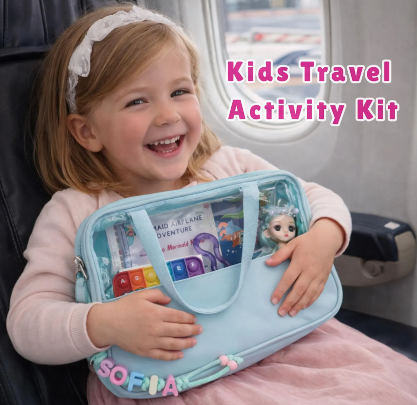 Kids travel activity kit on Etsy.