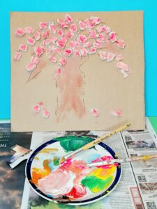 Once completed you can start to delicately paint the foam pieces.