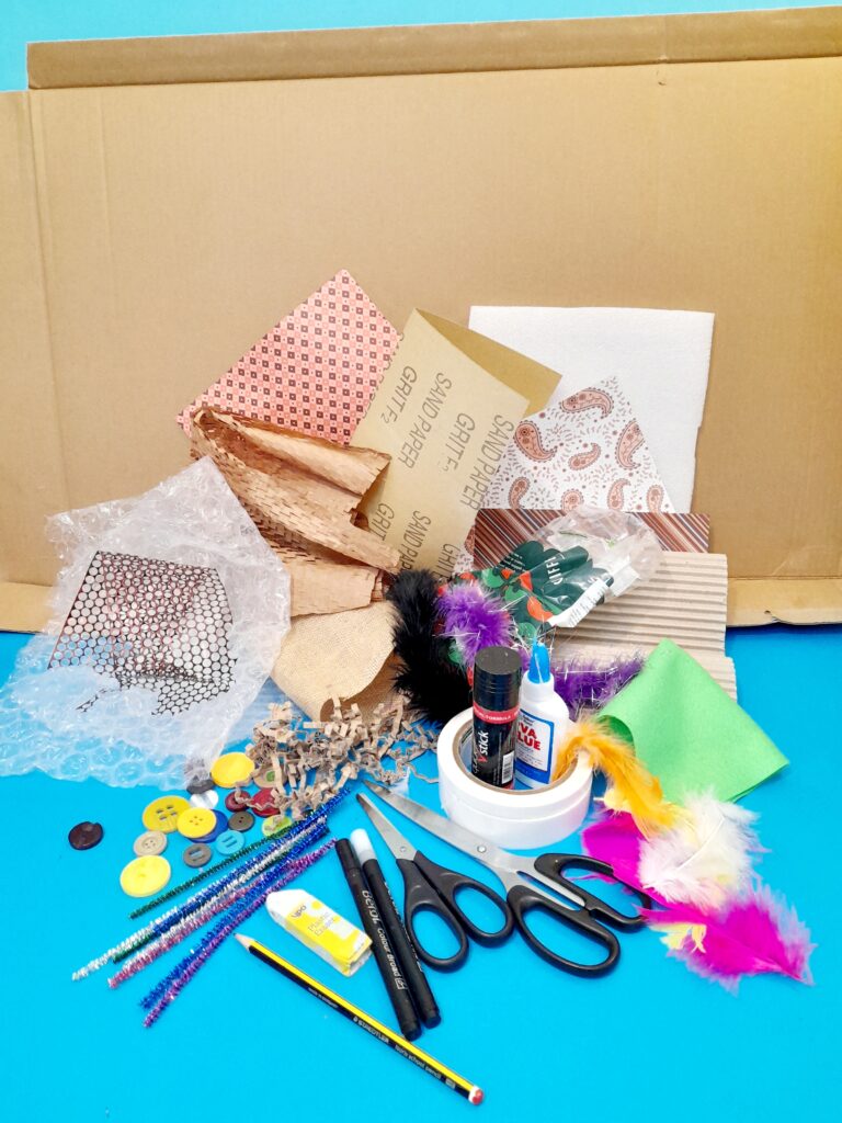 Resources for Sensory Collage.