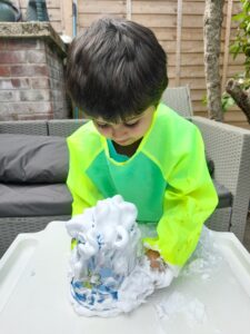 Now let's have some fun with the foam.