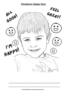 Happy face.