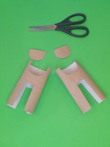 cut tube reindeer legs