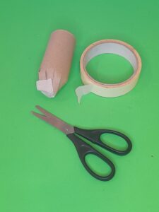 squash and make reindeer face