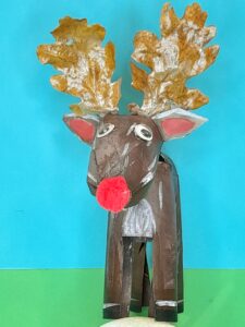 close up of reindeer