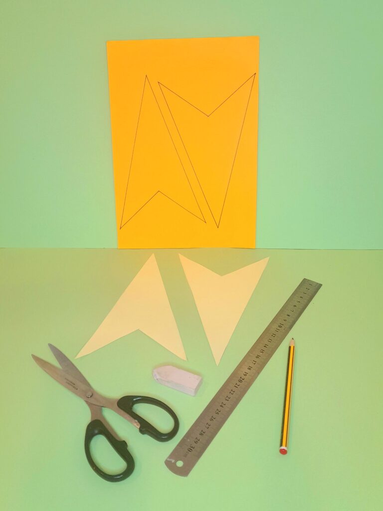 How to make a star template.