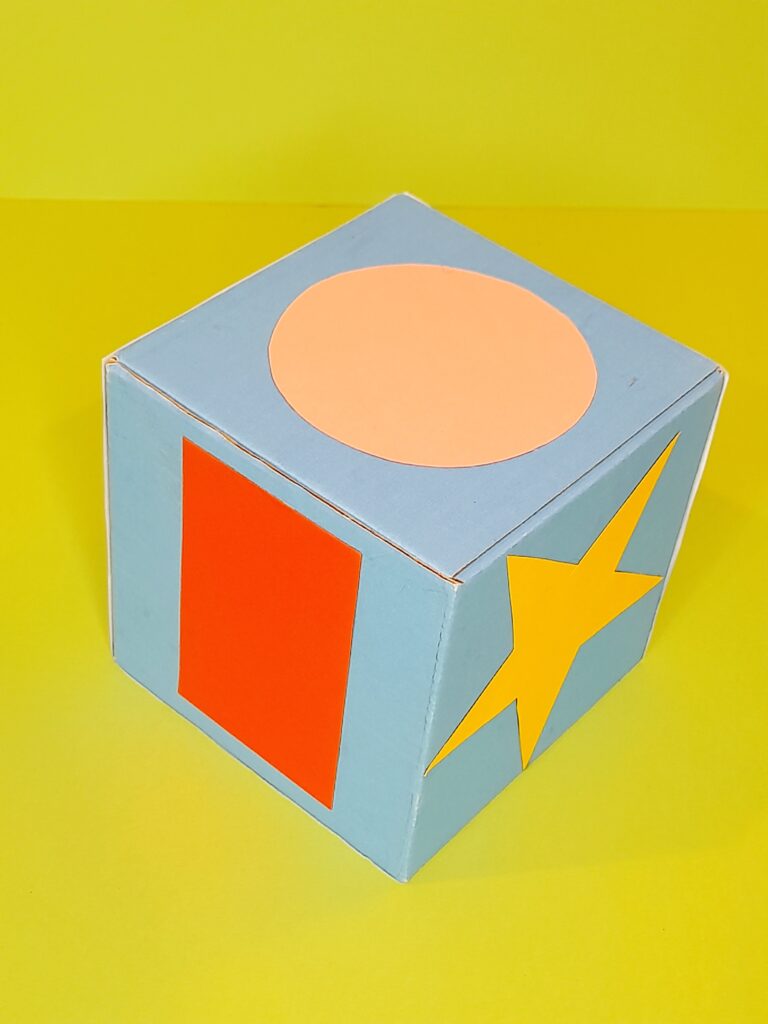 On the other side is a Pink Circle and Red Rectangle and