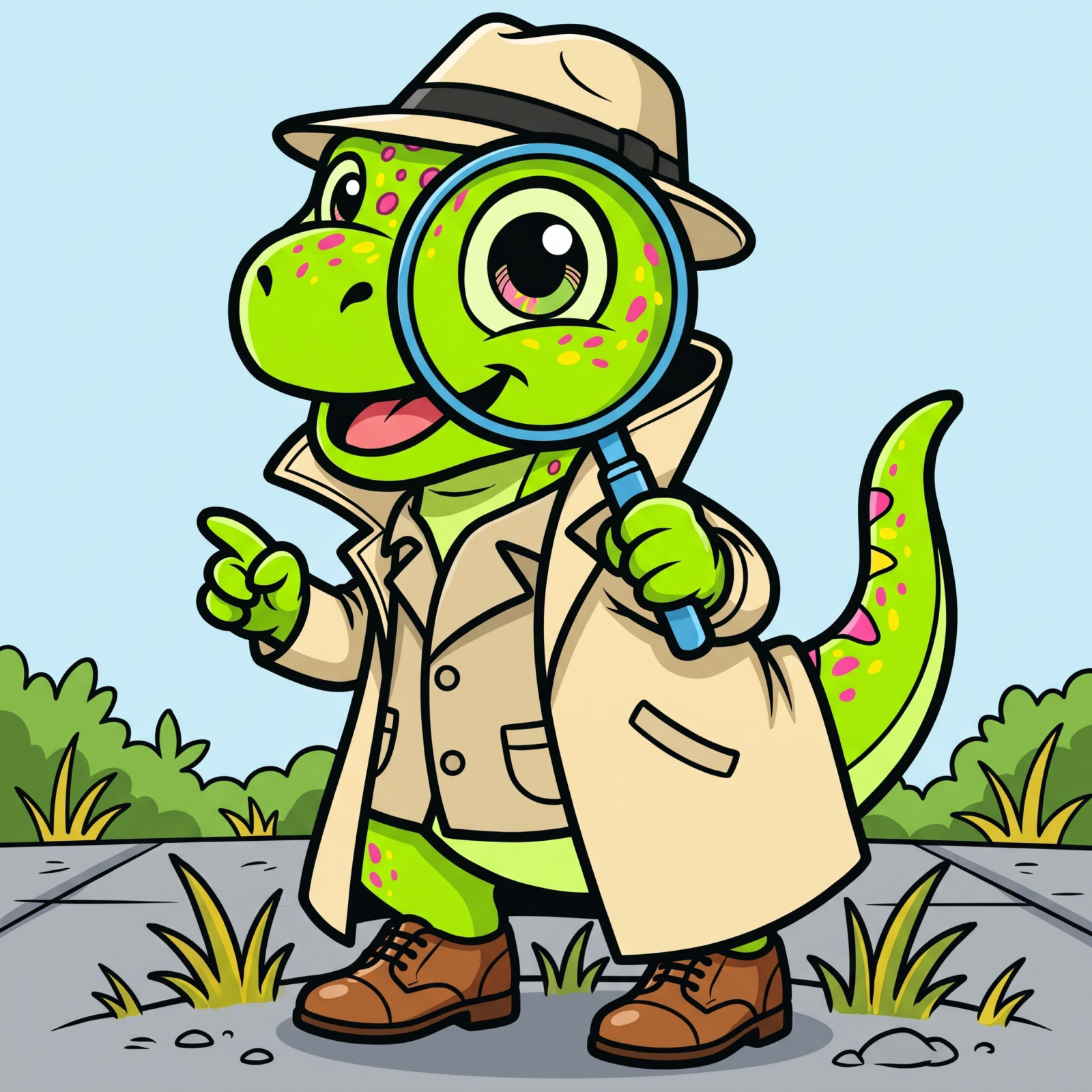 weather detective dino